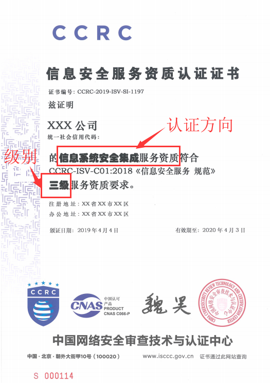 CCRC认证其8个认证方向的证书都是一样的吗？卓航解答