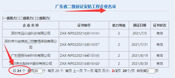 广东省二级获证安防工程企业竟才24家！